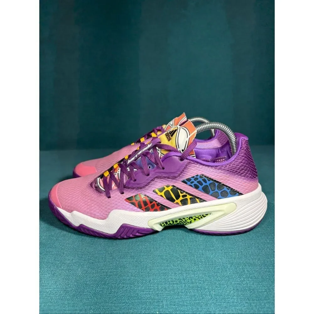 Adidas Barricade Tennis Shoes Purple Pink GZ0692 Women’s Size 8 EU 40